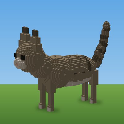 The Cat, rendered from the CropCorp game model