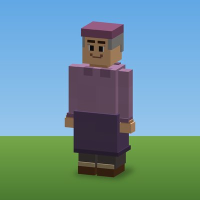 Grandma, rendered from the CropCorp game model