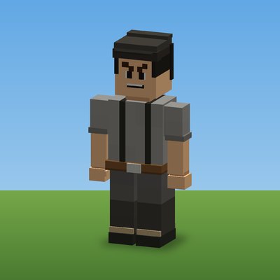 The Grunt, rendered from the CropCorp game model