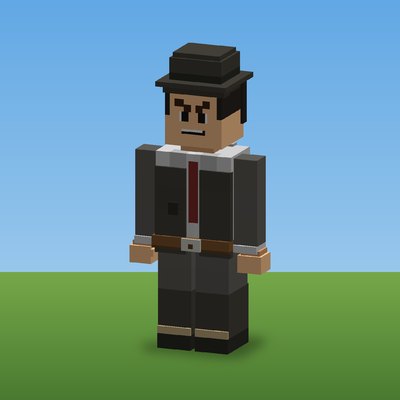 The Taxman, rendered from the CropCorp game model