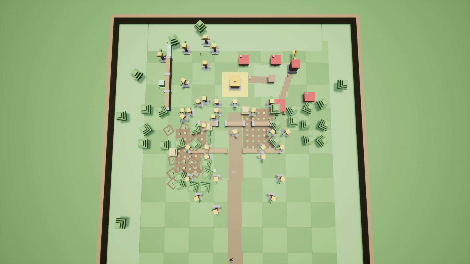 CropCorp screenshot — Chapter two from the air — the first ring of won land