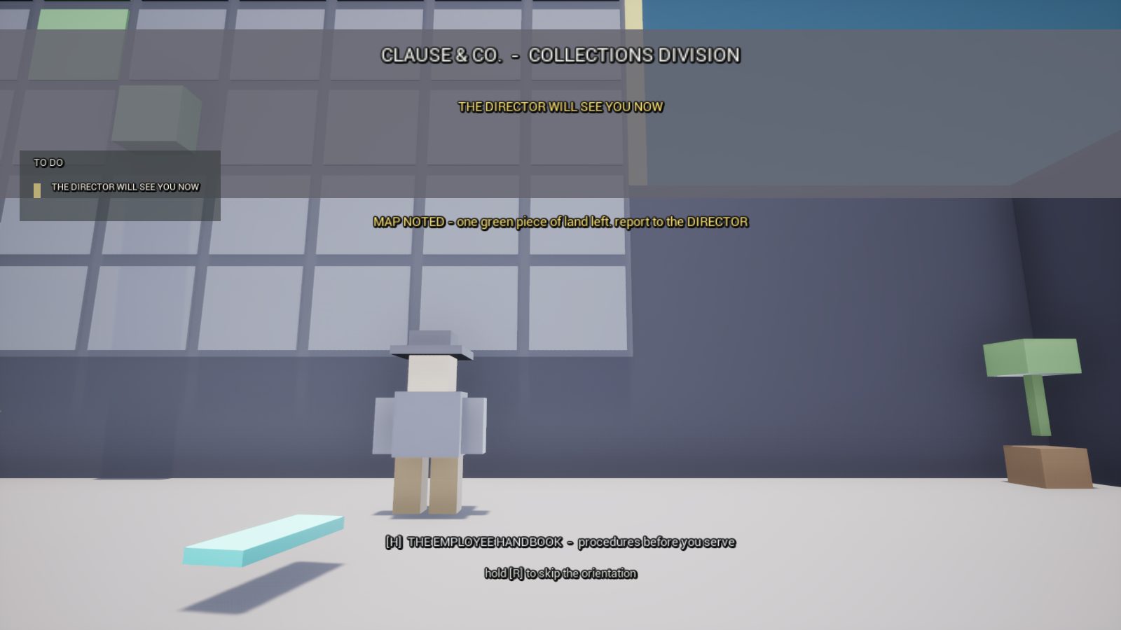 CropCorp screenshot — The map wall
