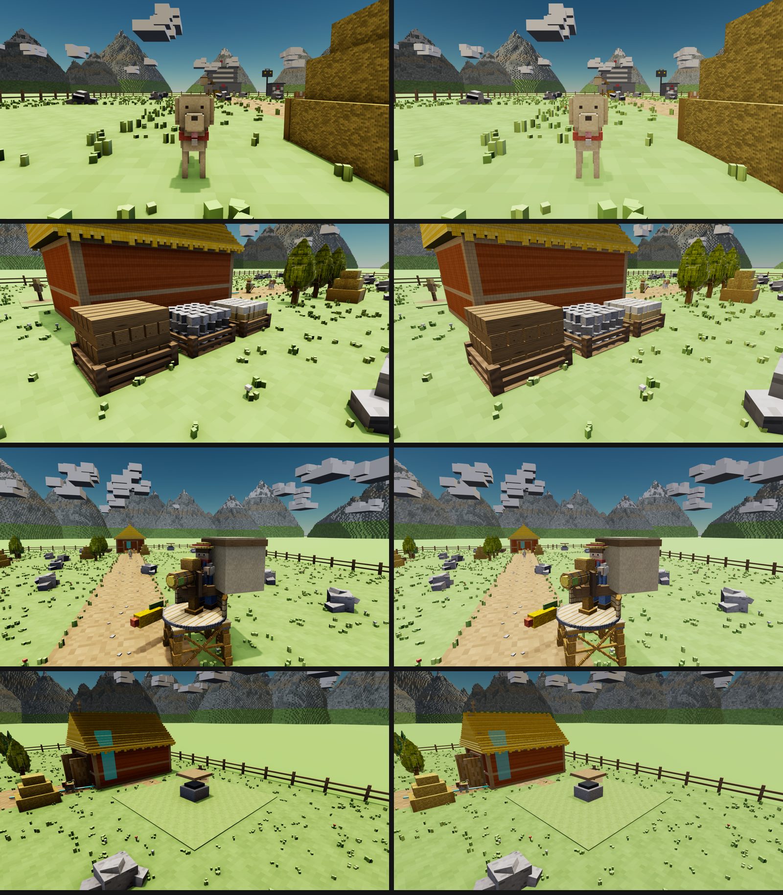 CropCorp screenshot — The kinder light, before and after