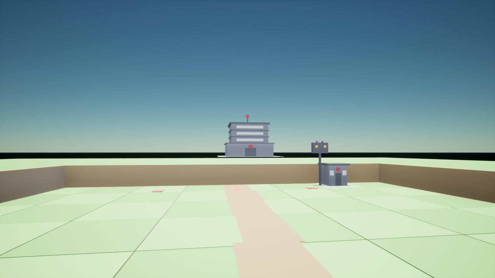 CropCorp screenshot — Chapter one: a small office block over the fence line