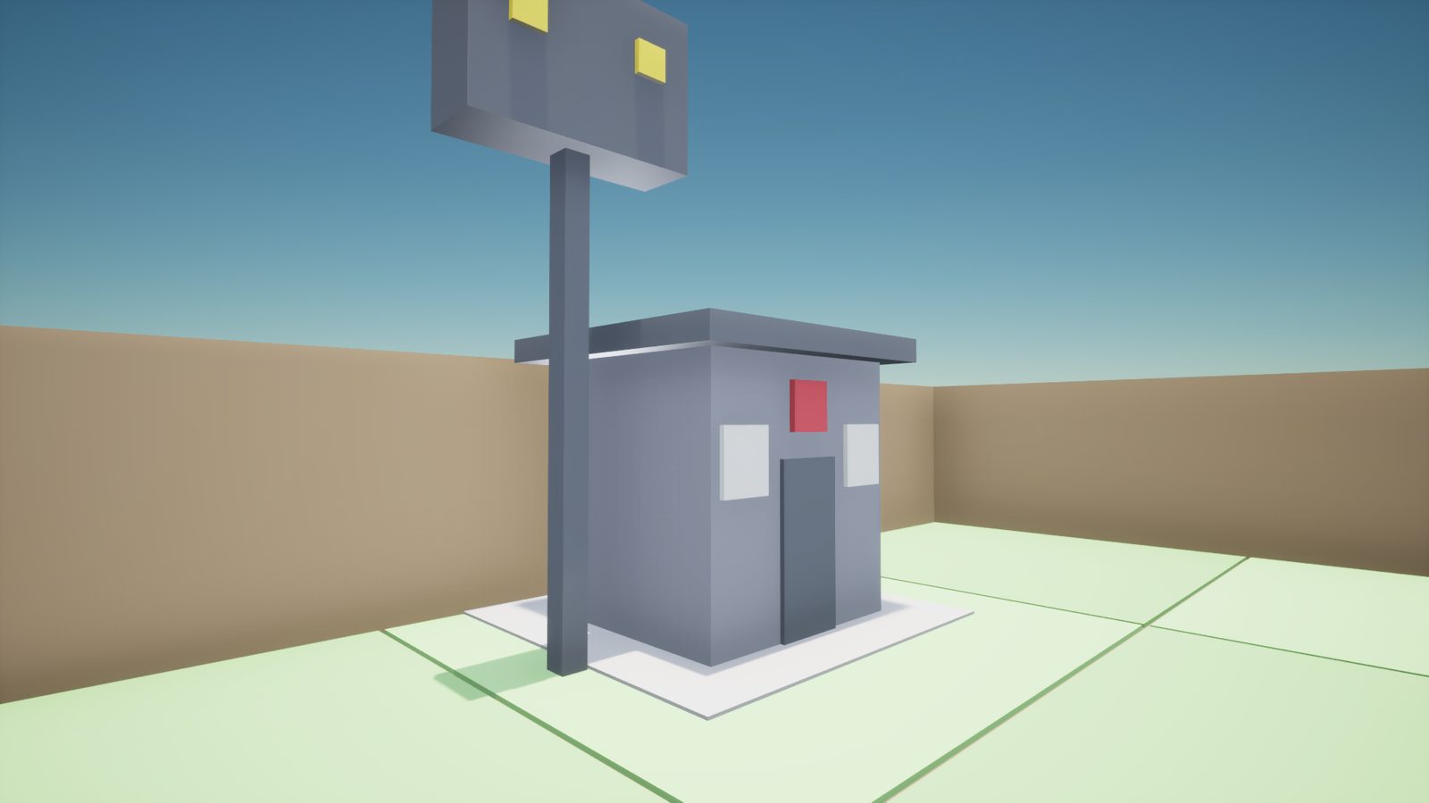 CropCorp screenshot — The Authority field office, up close