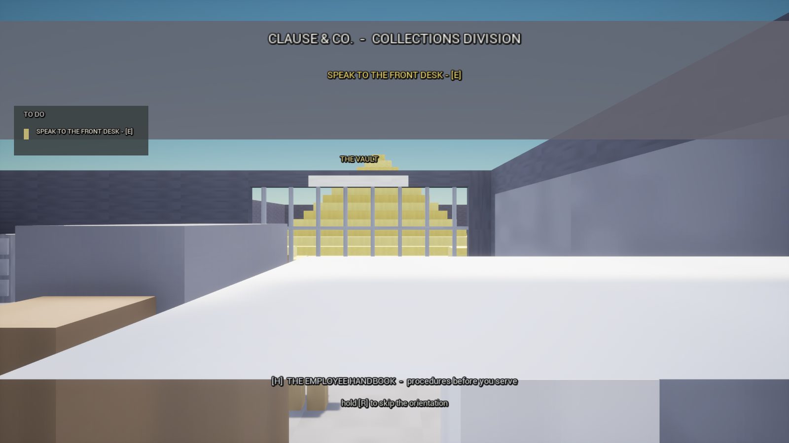 CropCorp screenshot — The vault behind the Director