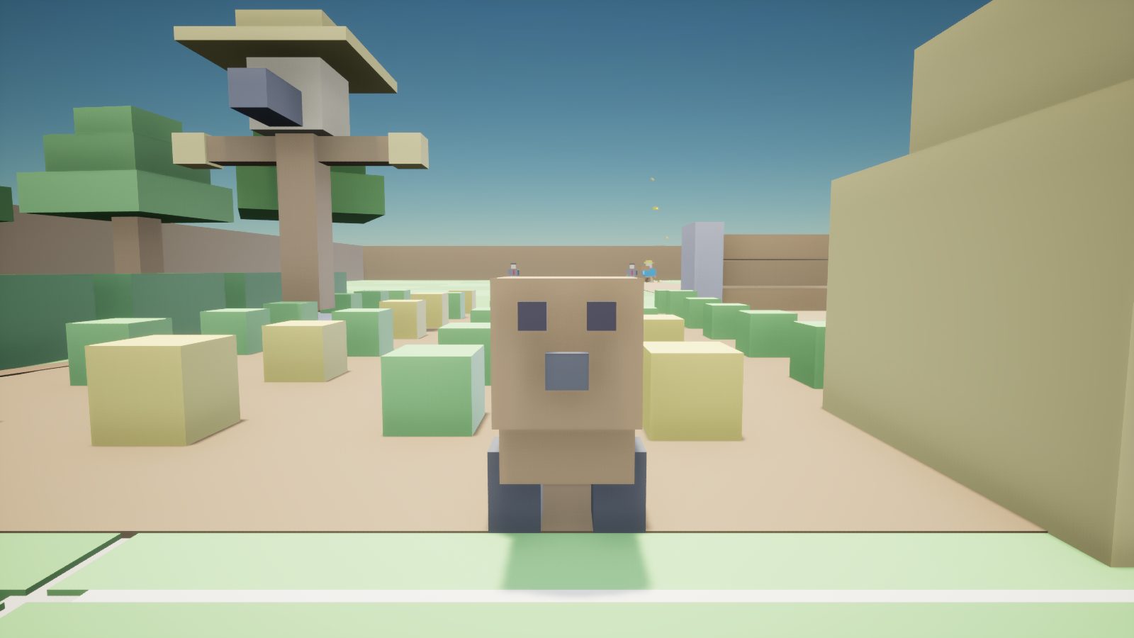 CropCorp screenshot — Bounce, face on, with eyes