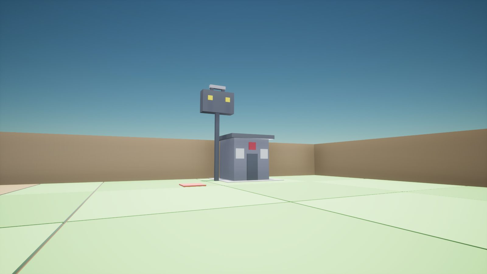 CropCorp screenshot — The briefcase names its road from the defence line