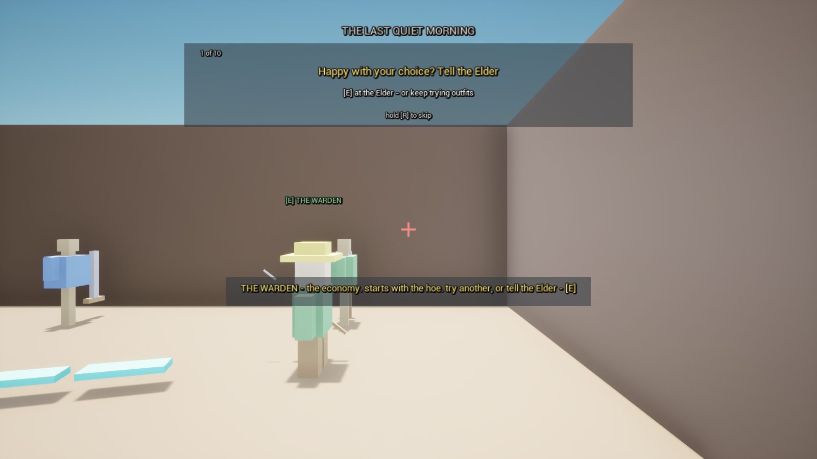 CropCorp screenshot — The granary: choose how you start